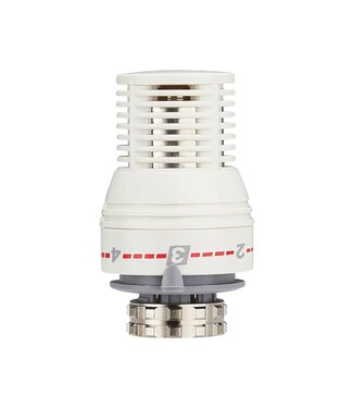 BELRAD Radiatorkraan Thermostaatknop Wit M30X1/2"