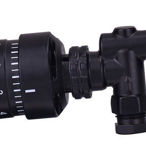 Radiatorkraan Mat Zwart Axiaal Thermostatische radiatorventiel 1/2''x15mm