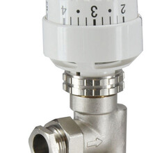 Radiatorkraan Wit Axiaal Thermostatische radiatorventiel 1/2''x15mm