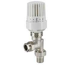 Radiatorkraan Wit Axiaal Thermostatische radiatorventiel 1/2''x15mm