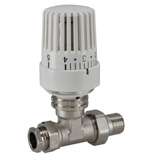 Radiatorkraan Wit Recht Thermostatische radiatorventiel 1/2''x15mm