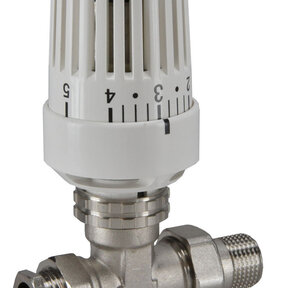 Radiatorkraan Wit Recht Thermostatische radiatorventiel 1/2''x15mm