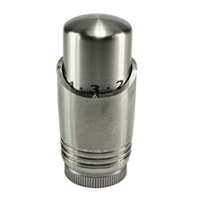 Radiatorkraan Thermostaatknop M-30 geborsteld staal