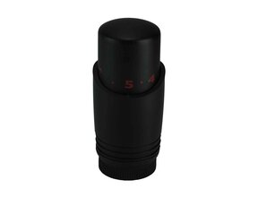 Radiatorkraan Thermostaatknop M-30 Mat Zwart