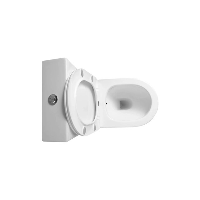 Staand toilet LUCIUS met geintegreerde bidetkraan - Randloos - OA&PK Staand toilet LUCIUS met geintegreerde bidetkraan - Randloos - OA&PK