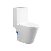 Staand toilet LUCIUS met geintegreerde bidetkraan - Randloos - OA&PK Staand toilet LUCIUS met geintegreerde bidetkraan - Randloos - OA&PK