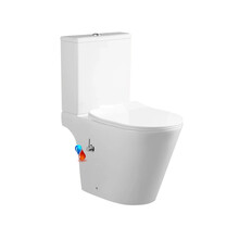 Staand toilet LUCIUS met geintegreerde bidetkraan - Randloos - OA&PK