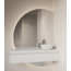 GLISS DESIGN Badkamerspiegel Calypso Halve Maan Rechts 120 cm met Dimbaar LED verlichting en verwarming