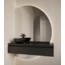 GLISS DESIGN Badkamerspiegel Calypso Halve Maan Links 140 cm met Dimbaar LED verlichting en verwarming