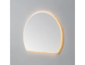 Spiegel Halve Maan Horizon 100cm - met dimbaar ledverlichting - Touch bediening Spiegelverwarming (Optioneel)