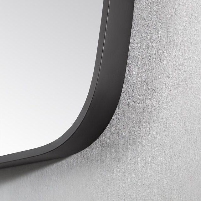 Spiegel Element Ovaal Mat Zwart 100cm - met dimbaar ledverlichting - Touch bediening - Spiegelverwarming (Optioneel) Spiegel Element Ovaal Mat Zwart 100cm - met dimbaar ledverlichting - Touch bediening - Spiegelverwarming (Optioneel)