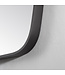 Spiegel Element Ovaal Mat Zwart 120cm - met dimbaar ledverlichting - Touch bediening - Spiegelverwarming (Optioneel)