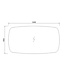 Spiegel Element Ovaal Mat Zwart 120cm - met dimbaar ledverlichting - Touch bediening - Spiegelverwarming (Optioneel)