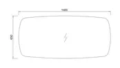 Spiegel Element Ovaal Geborsteld Goud 140cm - met dimbaar ledverlichting - Touch bediening - Spiegelverwarming (Optioneel) Spiegel Element Ovaal Geborsteld Goud 140cm - met dimbaar ledverlichting - Touch bediening - Spiegelverwarming (Optioneel)
