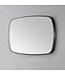 Spiegel Element Ovaal Gunmetal 140cm - met dimbaar ledverlichting - Touch bediening - Spiegelverwarming (Optioneel)