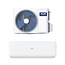 BELRAD Airconditioner Aux Wit single split 5.1 kw buiten en binnen unit -18000btu - koelen en verwarmen