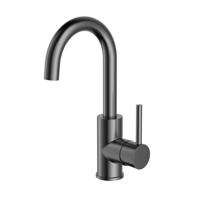 Wastafelkraan met draaibaar uitloop Ensy Gunmetal - CR7820-5GG Wastafelkraan met draaibaar uitloop Ensy Gunmetal - CR7820-5GG