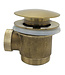 Caral clickwaste geborsteld Messing afvoerplug vrijstaand bad 1 1/2" - 21.6009