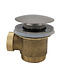 Caral clickwaste geborsteld Staal afvoerplug vrijstaand bad 1 1/2" - 21.6006