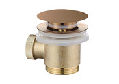 Caral clickwaste geborsteld brons koper afvoerplug vrijstaand bad 1 1/2" - 21.6013 Caral clickwaste geborsteld brons koper afvoerplug vrijstaand bad 1 1/2" - 21.6013