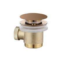 Caral clickwaste geborsteld brons koper afvoerplug vrijstaand bad 1 1/2" - 21.6013