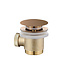 Caral clickwaste geborsteld brons koper afvoerplug vrijstaand bad 1 1/2" - 21.6013