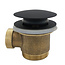 Wiesbaden Caral clickwaste Mat Zwart afvoerplug vrijstaand bad 1 1/2" - 21.6007