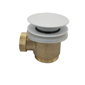 Caral clickwaste Mat Wit afvoerplug vrijstaand bad 1 1/2" - 21.6008