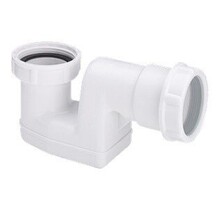 Universele Sifon 1/2" x 40 mm voor vrijstaande baden - Kunststof