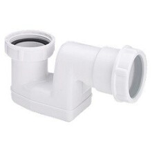 Universele Sifon 1/2" x 40 mm voor vrijstaande baden - Kunststof