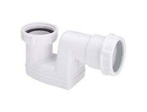 Universele Sifon 1/2" x 40 mm voor vrijstaande baden - Kunststof