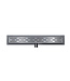 Douchegoot Gunmetal 100cm met Flens - Uitneembaar Sifon + uitneembaar haarfilter - 33.4633