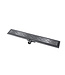 Douchegoot Gunmetal 100cm met Flens - Uitneembaar Sifon + uitneembaar haarfilter - 33.4633