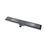Wiesbaden Douchegoot Gunmetal 90cm met Flens - Uitneembaar Sifon + uitneembaar haarfilter - 33.4632