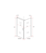 Douchecabine Azura 80x80x190cm Helderglas nano-coating anti-kalk 6mm Veiligheidsglas