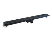 Douchegoot Mat Zwart 70cm met Flens - Uitneembaar Sifon + uitneembaar haarfilter - 33.4185 Douchegoot Mat Zwart 70cm met Flens - Uitneembaar Sifon + uitneembaar haarfilter - 33.4185