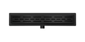 Douchegoot Mat Zwart 90cm met Flens - Uitneembaar Sifon + uitneembaar haarfilter - 33.4187 Douchegoot Mat Zwart 90cm met Flens - Uitneembaar Sifon + uitneembaar haarfilter - 33.4187