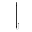 BELRAD Elektrische Staaf Handdoekradiator Rod Mat Zwart Enkel 60 Watt