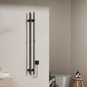 Elektrische Staaf Handdoekradiator Rod Mat Zwart Enkel 60 Watt