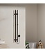 Elektrische Staaf Handdoekradiator Rod Mat Zwart Enkel 60 Watt