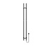 BELRAD Elektrische Staaf Handdoekradiator Rod Gunmetal Dubbel 120 Watt