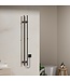Elektrische Staaf Handdoekradiator Rod Gunmetal Enkel 60 Watt