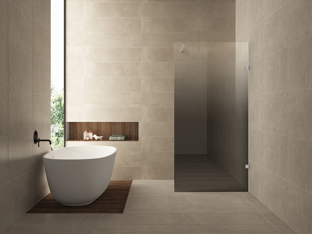 Douchewand 120cm Wiesbaden Less⎢Chroom⎢8mm Spiegel naar Rookglas - 20.3178