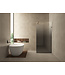 Douchewand 80cm Wiesbaden Less⎢Geborsteld Brons Koper⎢8mm Spiegel naar Rookglas - 20.3163