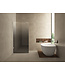 Douchewand 120cm Wiesbaden Less⎢Geborsteld Staal⎢8mm Spiegel naar Rookglas - 20.3179