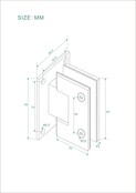Douchedeur Less Mat Wit 90x200cm Spiegelrook naar helder Glas – Antikalk – Links / Rechts Douchedeur Less Mat Wit 90x200cm Spiegelrook naar helder Glas – Antikalk – Links / Rechts