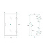 Douchedeur Less Geborsteld Messing 80x200cm Spiegelrook naar helder Glas – Antikalk – Links / Rechts