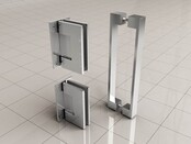 Douchedeur Less Chroom 80x200cm Spiegelrook naar helder Glas – Antikalk – Links / Rechts Douchedeur Less Chroom 80x200cm Spiegelrook naar helder Glas – Antikalk – Links / Rechts