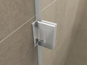 Douchedeur Less Chroom 80x200cm Spiegelrook naar helder Glas – Antikalk – Links / Rechts Douchedeur Less Chroom 80x200cm Spiegelrook naar helder Glas – Antikalk – Links / Rechts