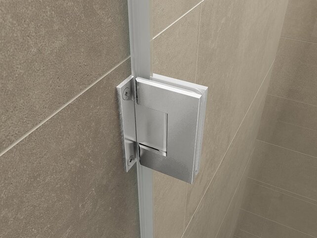 Douchedeur Less Chroom 80x200cm Spiegelrook naar helder Glas – Antikalk – Links / Rechts Douchedeur Less Chroom 80x200cm Spiegelrook naar helder Glas – Antikalk – Links / Rechts